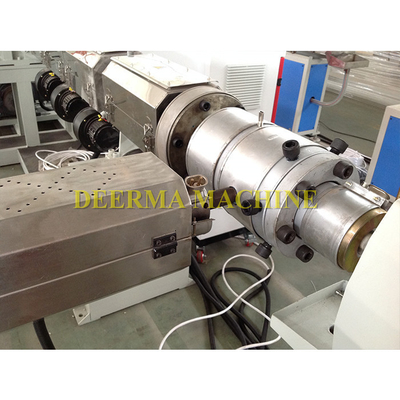 PE Pipe Manufacturing Machine HDPE Pipe Extrusion Machine Power W installed power 80kw