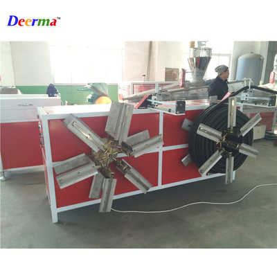 38CrMoALA Material High Speed Plastic PVC Single Wall Corrugated Pipe Machine 6 KG