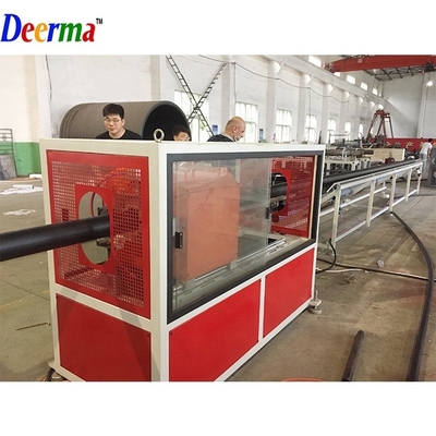 30 x 2.2 x 3.0m New SIEMENS Inverter HDPE 63-160mm Pipe Extrusion Line