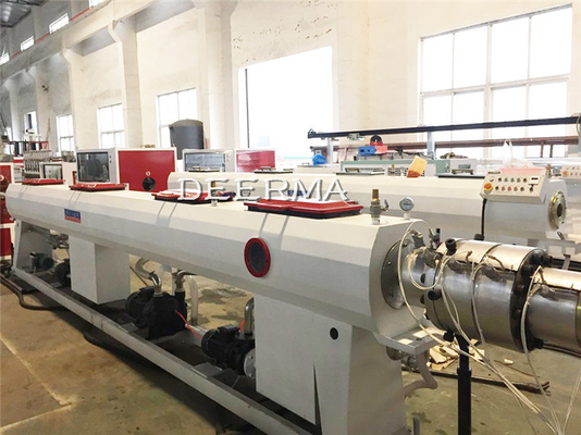 PVC Pipe Making Machine With PVC Powder Raw Materials Counter-rotating conical Twin-screw