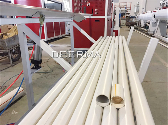PVC Pipe Making Machine With PVC Powder Raw Materials Counter-rotating conical Twin-screw