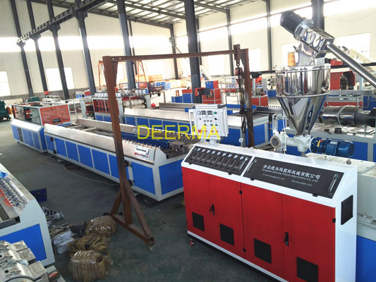 Siemens Made in Germany Drive Motor PVC Window Profile Machine Production Line 1-5m/min