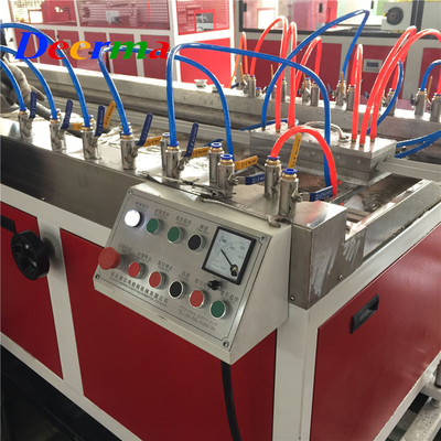 High Productivity PVC Cable Trunking Extruder Production Line With Hole Punching Machine