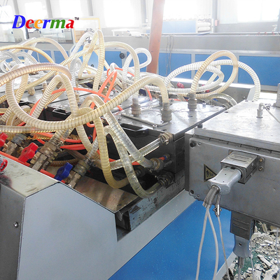180 250 kg/h Output WPC Door Frame Profile Production Extrusion Line Machine at 55 rpm Screw Speed