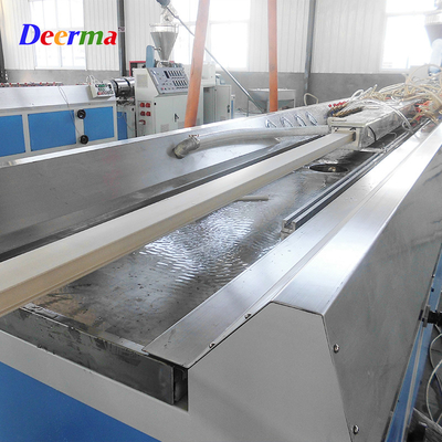 180 250 kg/h Output WPC Door Frame Profile Production Extrusion Line Machine at 55 rpm Screw Speed