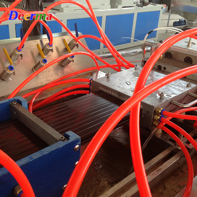 PLC Controlled WPC Decking Production Machine for L20000*W2100*H3200mm WPC Profiles