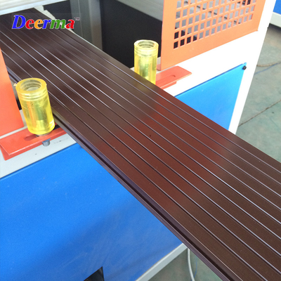 PLC Controlled WPC Decking Production Machine for L20000*W2100*H3200mm WPC Profiles