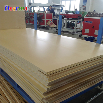 WPC Foaming Board Making Extrusion Machinery Production Machine with 75kw SIEMENS Motor