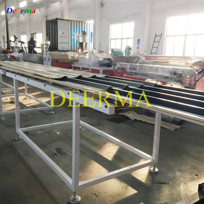 38CrMoALA Screw Material PVC Hollow Wave Roof Tile Production Line with SIEMENS Motor
