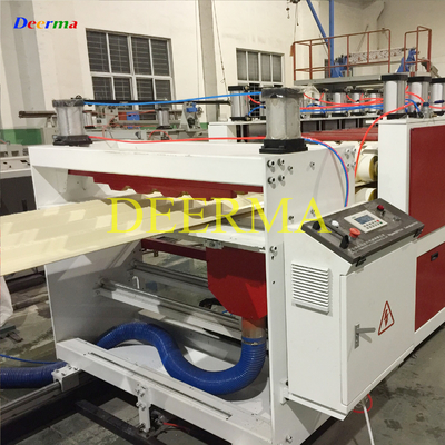 80mm Double-screw PVC Hollow Roofing Sheet Production Line for Indonesia Market Needs