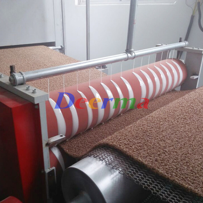 Customized PVC Coil Mat Machine with 55 rpm Screw Speed and 120 mm Screw Diameter