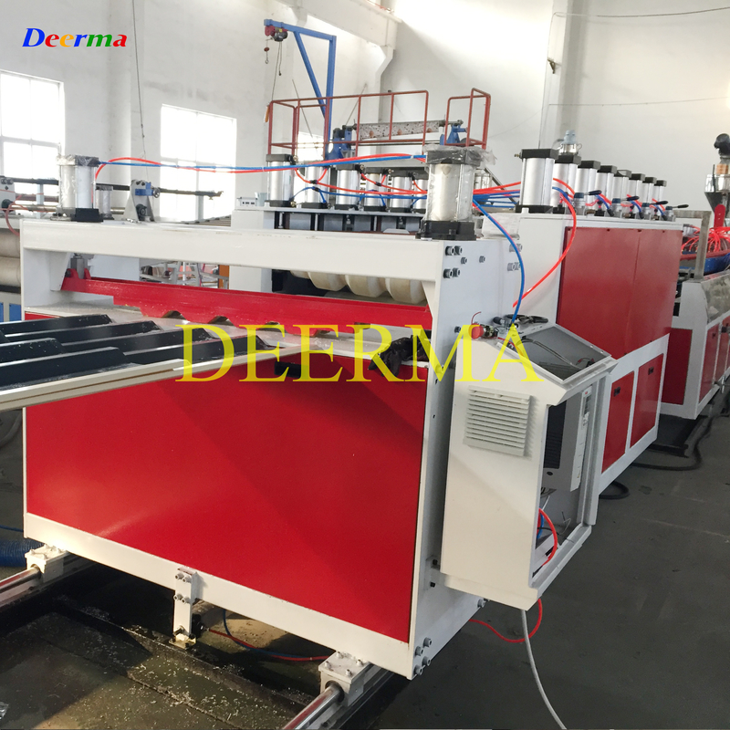 38CrMoALA Screw Material PVC Hollow Wave Roof Tile Production Line with SIEMENS Motor
